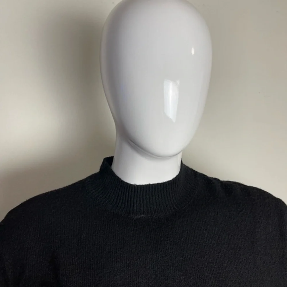 ⭐️Liz Claiborne Womens Mock Neck Long Sleeve Pullover‎ Sweater black size L